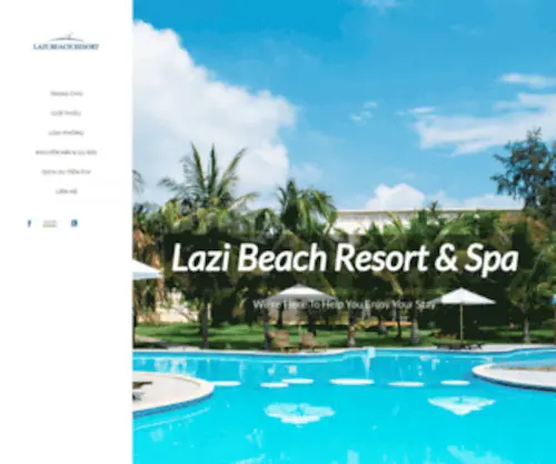 Lazibeachresort.com(Lazi Beach Resort) Screenshot
