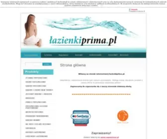 Lazienkiprima.pl(Lazienkiprima) Screenshot