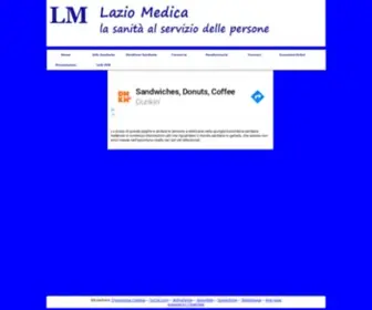 Laziomedica.it(Lazio Medica) Screenshot