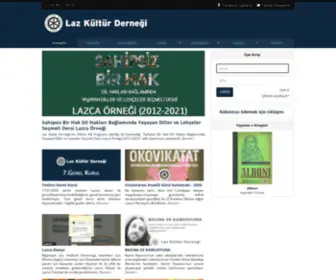 Lazkulturdernegi.org.tr(Laz kültür derneği) Screenshot