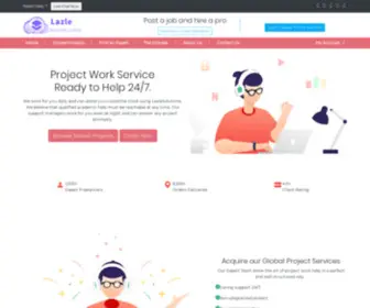 Lazlesolutions.com(Project Help Service Ready to Assist 24/7) Screenshot