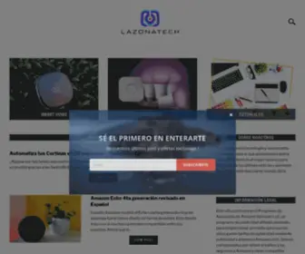 Lazonatech.com(Sitio Web de Tecnología en Español) Screenshot