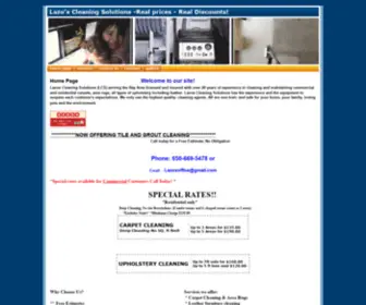 Lazoscleaningsolutions.com(Home Page) Screenshot