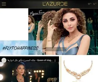 Lazurde.com(تسوق الان افخم المجوهرات والذهب والهدايا) Screenshot