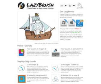 Lazy-Brush.com(Coloring Plugin for TVPaint) Screenshot