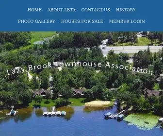 Lazybrooktha.com(Lazy Brook Townhouse Association) Screenshot