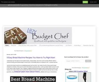 Lazybudgetchef.com(Lazy Budget Chef) Screenshot