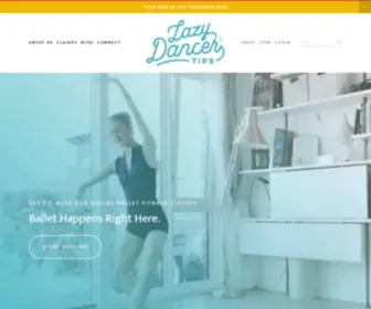 Lazydancertips.com(Ballet Online Happens Right Here) Screenshot