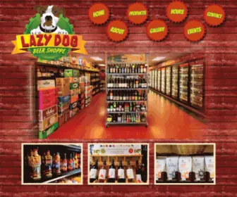 Lazydogbeer.com(Lazy Dog Beer Shoppe) Screenshot