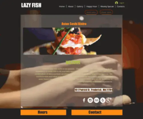 Lazyfishsushi.com(Lazyfishsushi) Screenshot