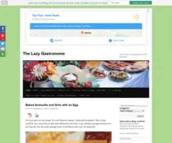 Lazygastronome.com(The lazy gastronome) Screenshot
