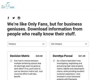 Lazygenie.com(Lazygenie) Screenshot