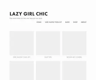 Lazygirlchic.com(Lazy girl Chic) Screenshot