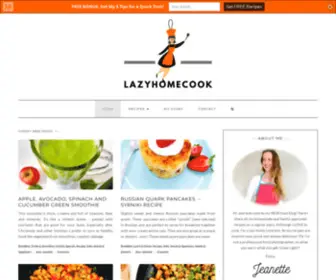 Lazyhomecook.com(Quick & Easy Recipes) Screenshot