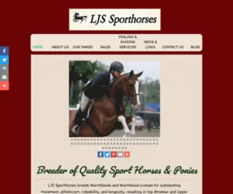 Lazyjsporthorses.com(Ljs Sporthorses) Screenshot