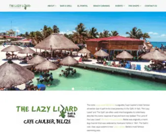 Lazylizardbarandgrill.com(Bars In Caye Caulker Belize) Screenshot