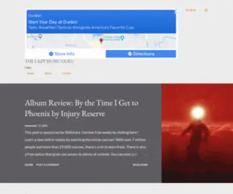 LazymusicGuru.com(The Lazy Music Guru) Screenshot