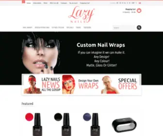 Lazynails.com(Forsale Lander) Screenshot