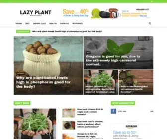 Lazyplant.com(Let food be thy medicine) Screenshot