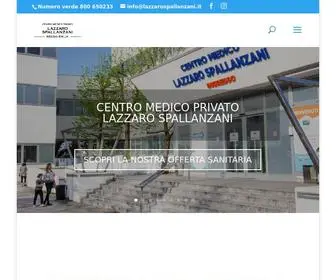 Lazzarospallanzani.it(Centro Medico Privato Lazzaro Spallanzani) Screenshot