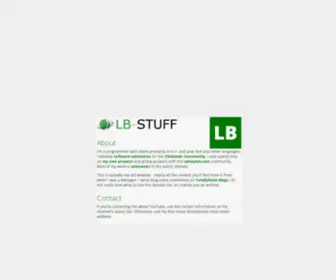 LB-Stuff.com(Passionate hobbyist developer/gamer) Screenshot
