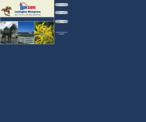 Lbarmls.com(The Lexington Bluegrass Multiple Listing Service) Screenshot