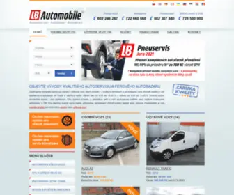 Lbautomobile.cz(LB Automobile Praha 4: nadstandardní autobazar a autoservis) Screenshot