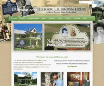 LBbrown.com(Historic L.B) Screenshot