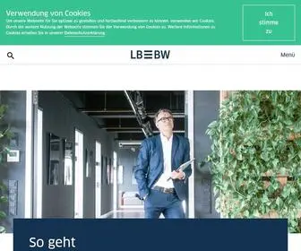 LBBW.de(Die LBBW: Bereit für Neues) Screenshot