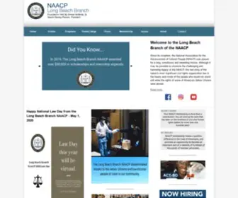 Lbcanaacp.org(Long Beach Branch NAACP) Screenshot