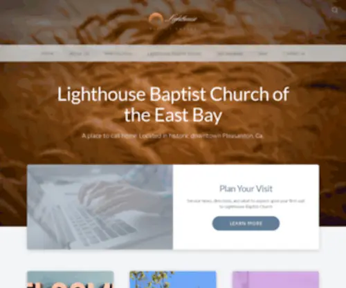 Lbceastbay.com(Lighthouse Baptist Church of the East Bay) Screenshot