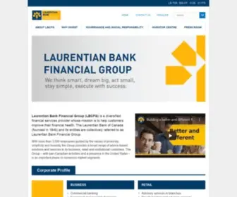LBCFG.ca(Laurentian Bank Financial Group) Screenshot