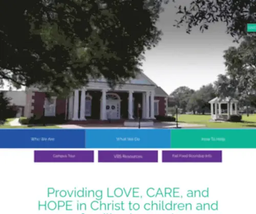 LBCH.org(Louisiana Baptist Children's Home) Screenshot