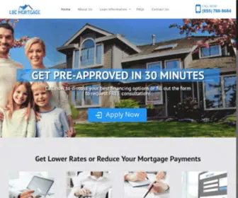 LBcmortgage.info(Los Angeles Mortgage Broker) Screenshot