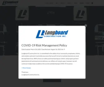Lbconstruction.ca(Longboard Construction Inc) Screenshot