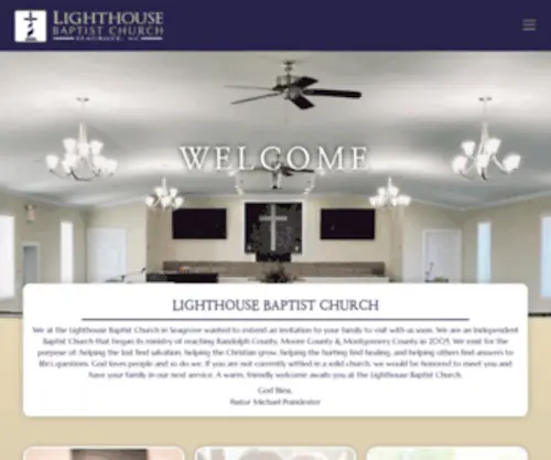 LBcseagrove.com(Lighthouse Baptist Church) Screenshot