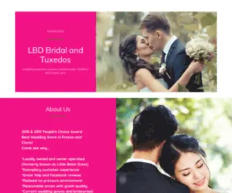 LBDbridal.com(Wedding Gowns) Screenshot