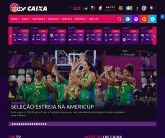 LBF.com.br(Liga de Basquete Feminino) Screenshot