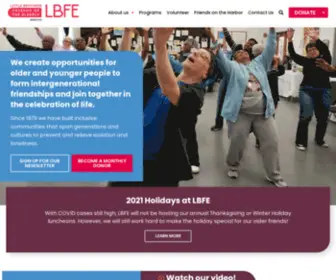 Lbfeboston.org(Little Brothers) Screenshot