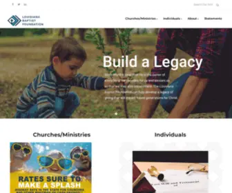 Lbfinfo.org(The Louisiana Baptist Foundation) Screenshot