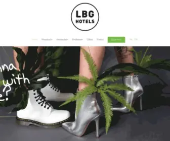 LBghotels.com(Unieke & bijzondere hotels in Maastricht & Amsterdam) Screenshot