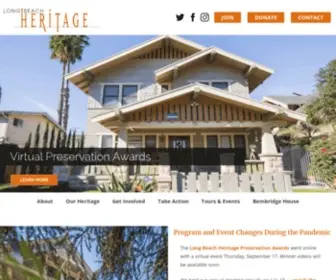 Lbheritage.org(Architectural Preservation Non) Screenshot