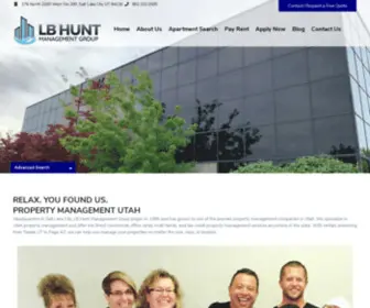 Lbhunt.com(LB Hunt Management Group) Screenshot