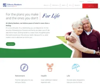 Lbig.com(Liberty Bankers Insurance Group) Screenshot