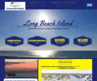 Lbirealty.com(Oceanside Realty) Screenshot