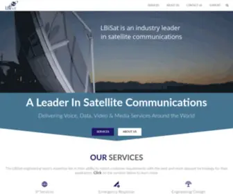 Lbisat.com(A worldwide leader in the satellite communications) Screenshot