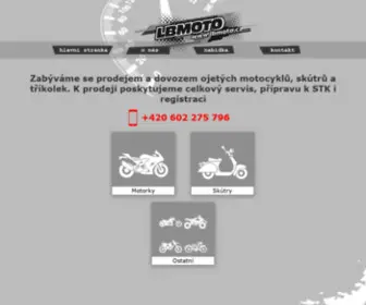 Lbmoto.cz(Hlavní stránka) Screenshot