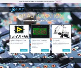 LBP-Automation.com(HOME) Screenshot