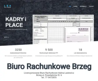 LBR-Brzeg.pl(Biuro rachunkowe Brzeg) Screenshot