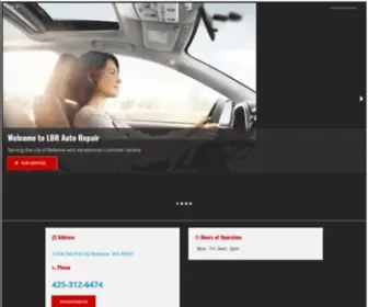 Lbrautomotive.com(Auto Repair in Bellevue) Screenshot